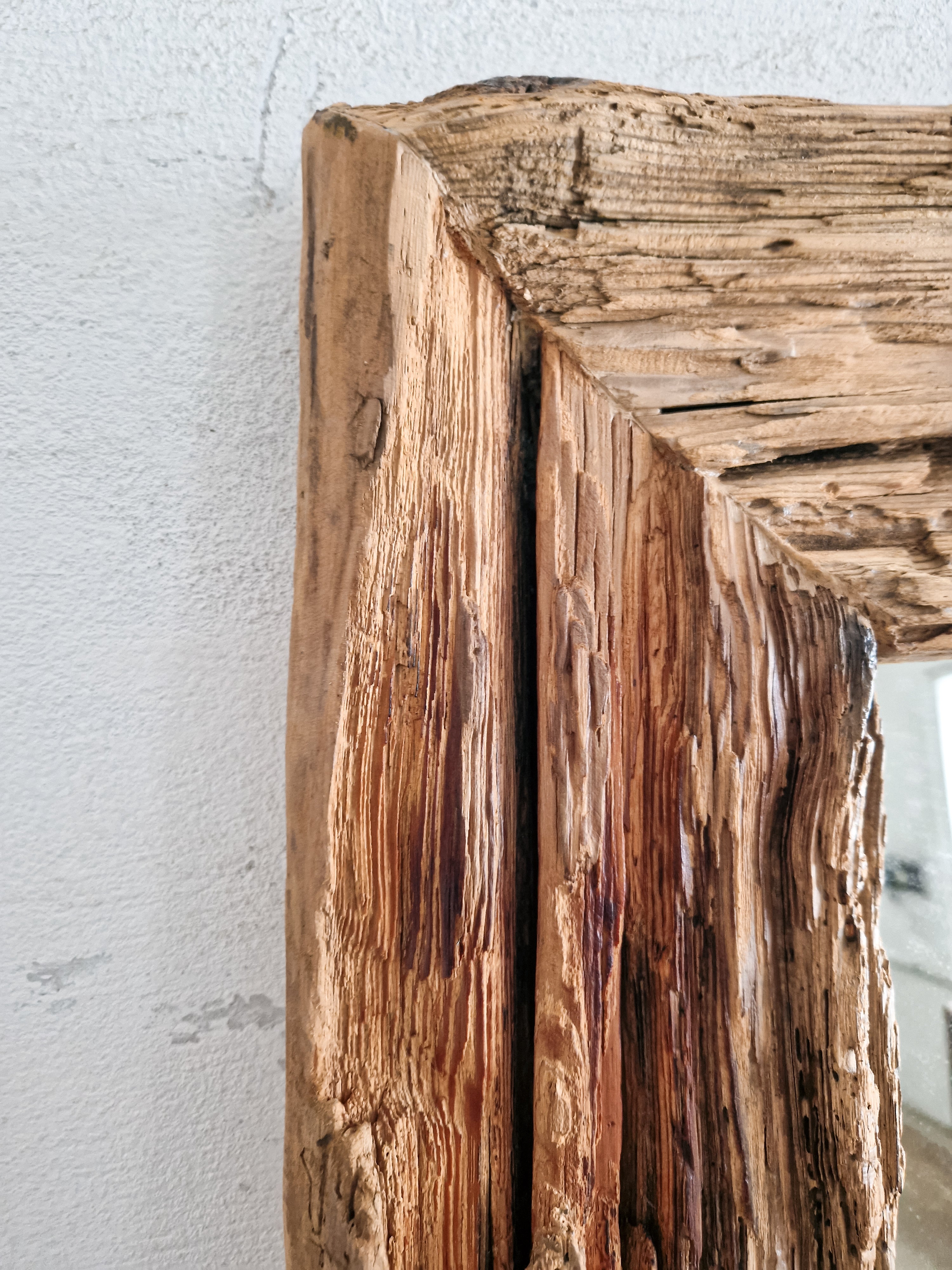 Reclaimed Wood Oversized Mirror