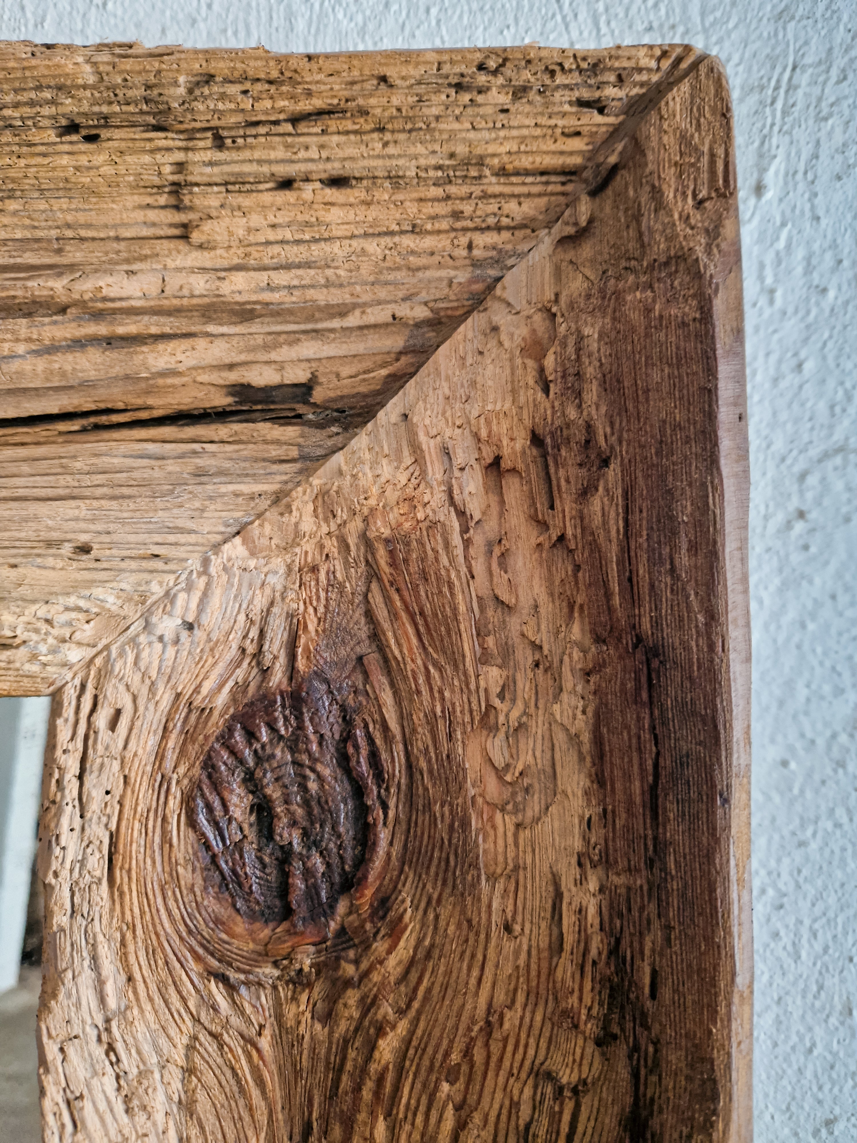 Reclaimed Wood Oversized Mirror