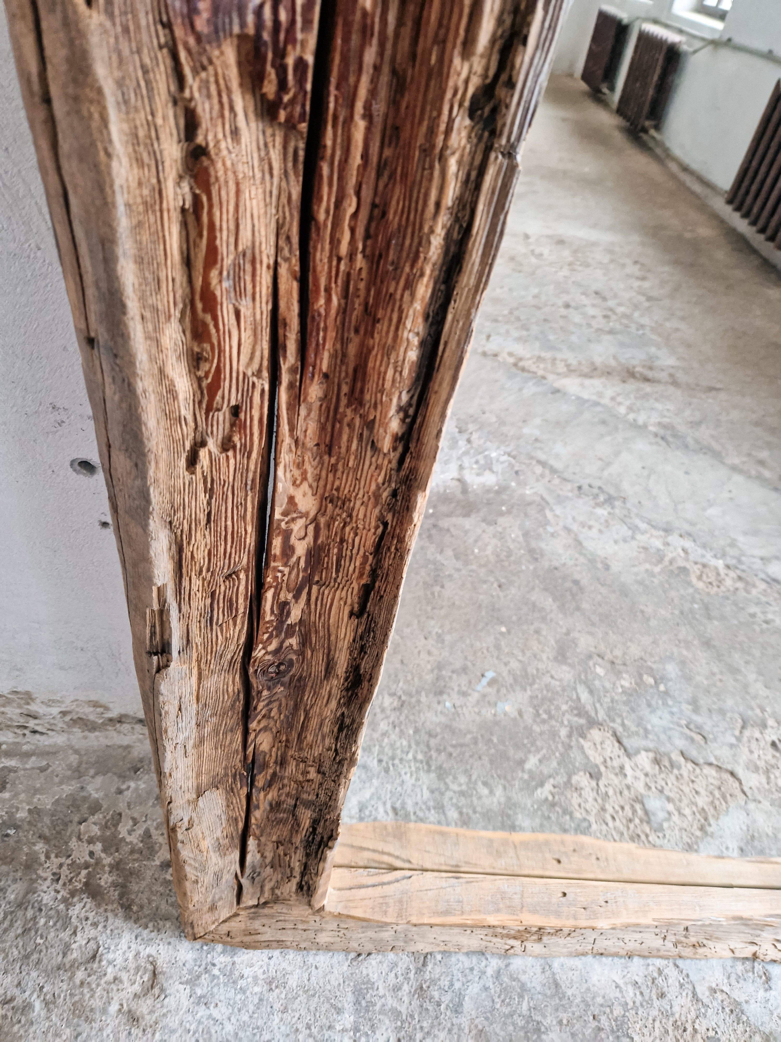 Reclaimed Wood Oversized Mirror