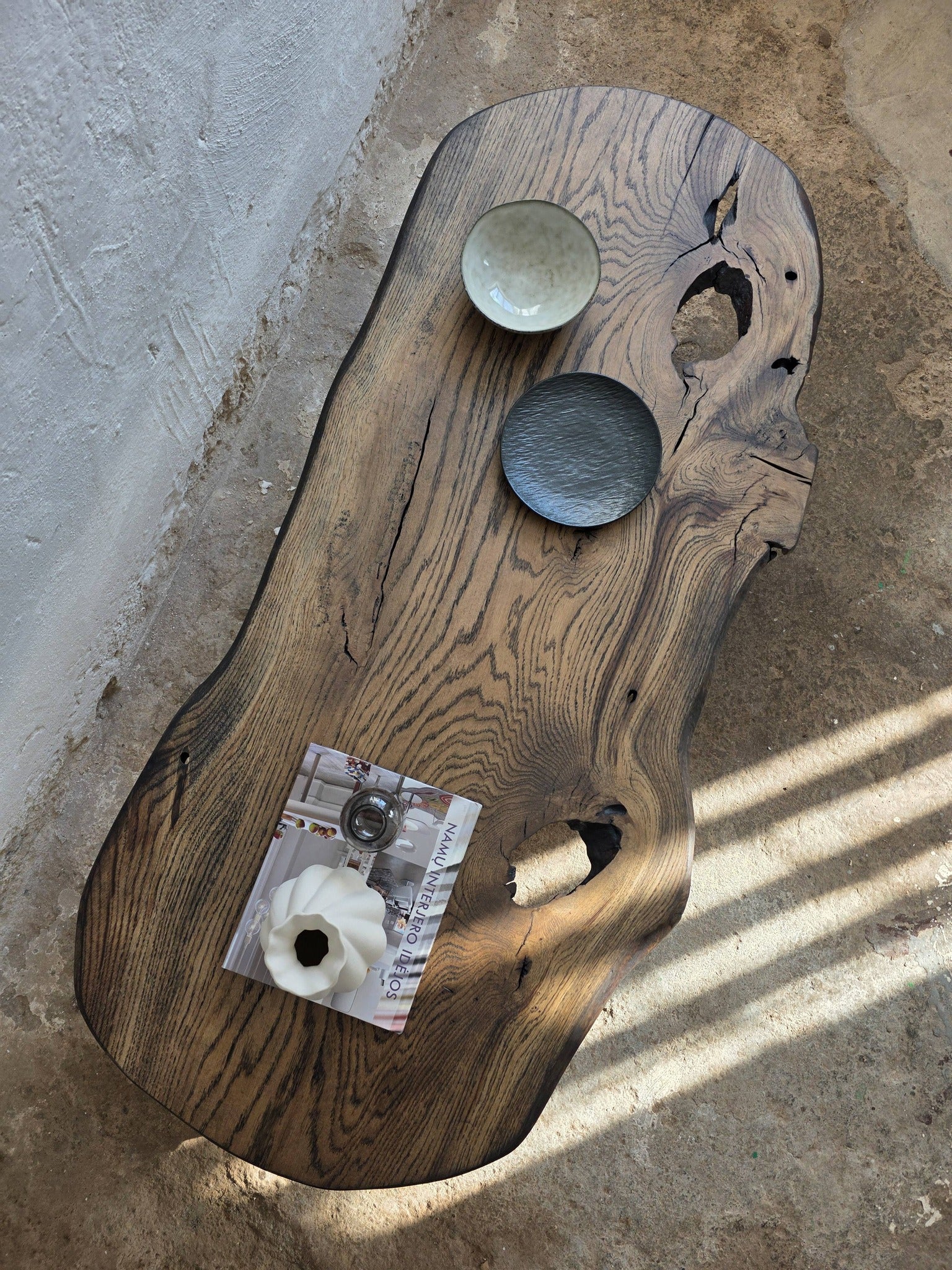 Organic Oak Slab Coffee Table