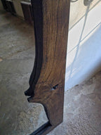 Oversized Oak Floor Mirror