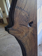 Oversized Oak Floor Mirror