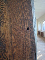 Oversized Oak Floor Mirror