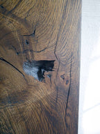Oversized Oak Floor Mirror
