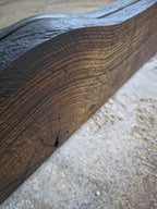 Oversized Oak Floor Mirror