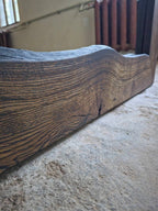 Oversized Oak Floor Mirror