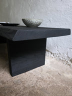 Burnt Wood Black Coffee Table