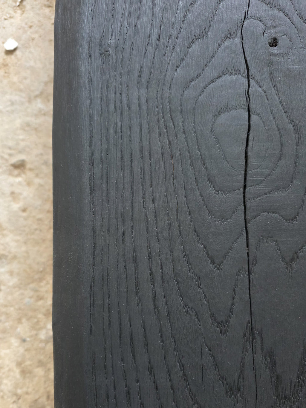 Burnt Wood Console Table