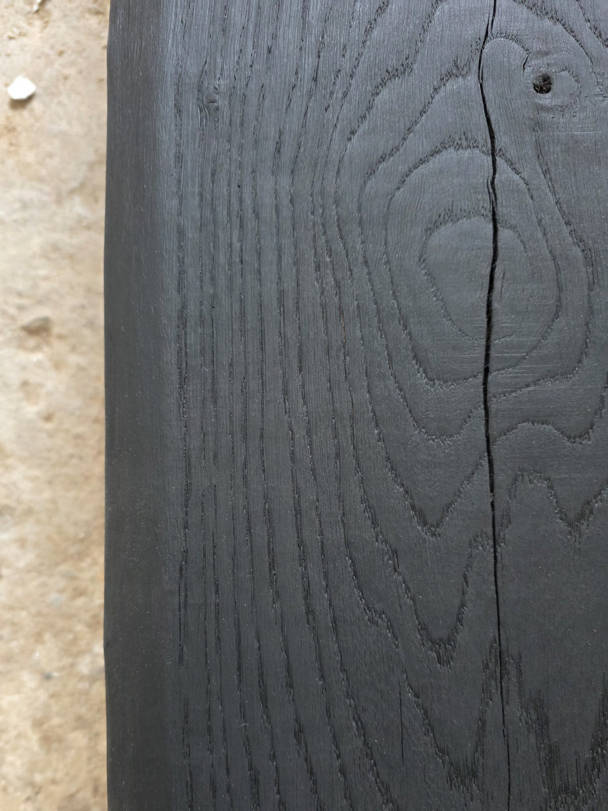 Burnt Wood Console Table