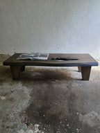 Live Edge Oak Slab Coffee Table