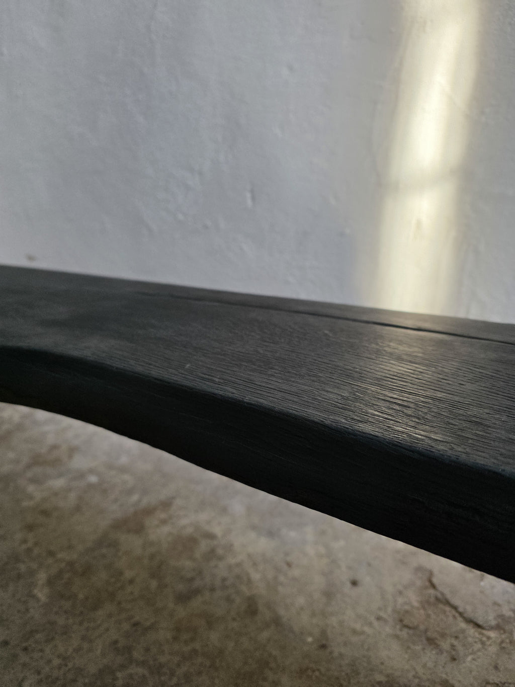 Burnt Wood Console Table
