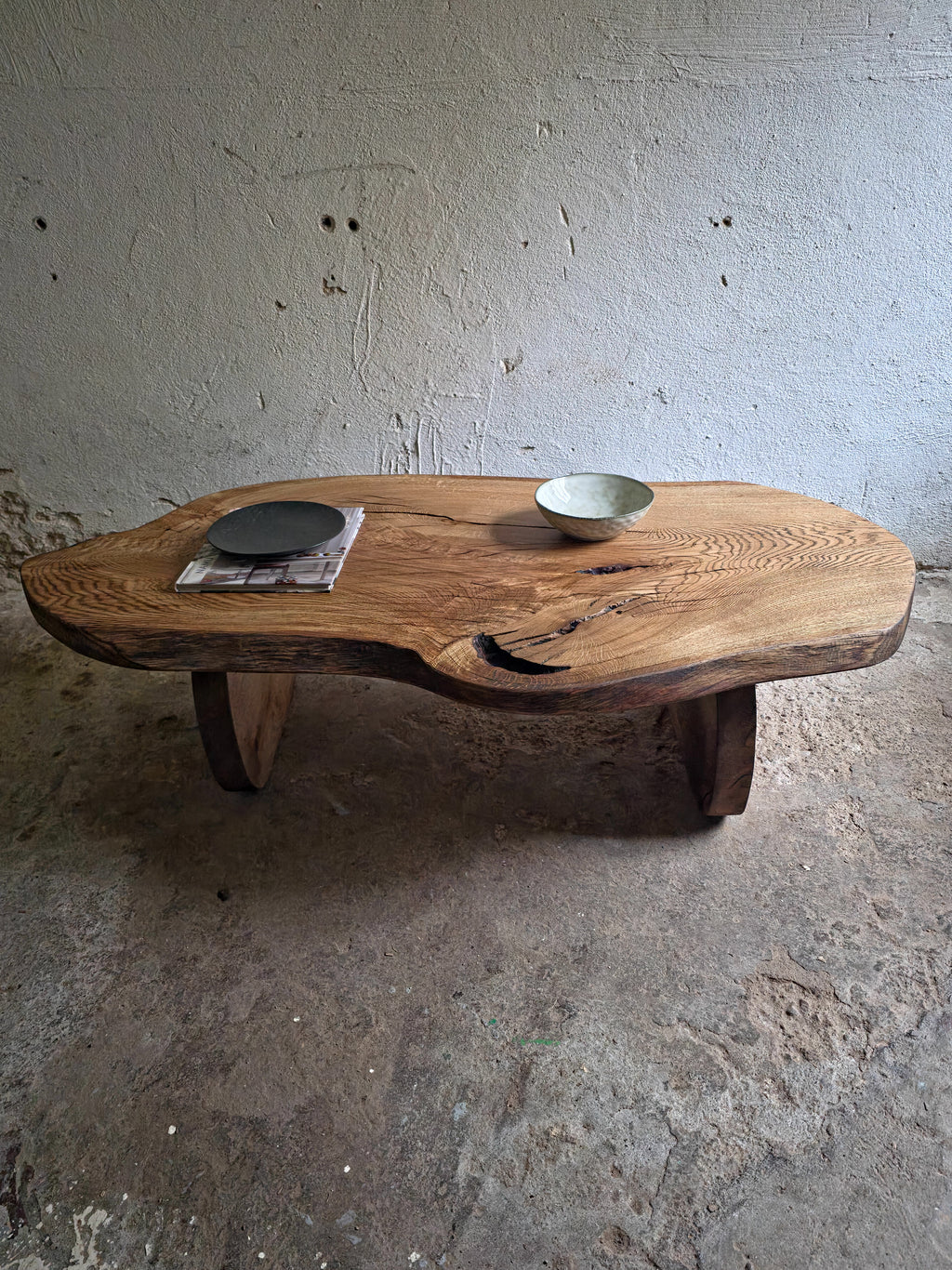 Wood Slab Coffee Table