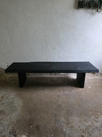 Burnt Wood Black Coffee Table