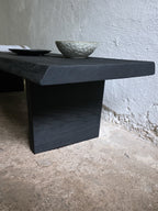 Burnt Wood Black Coffee Table