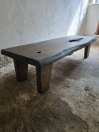Live Edge Oak Slab Coffee Table