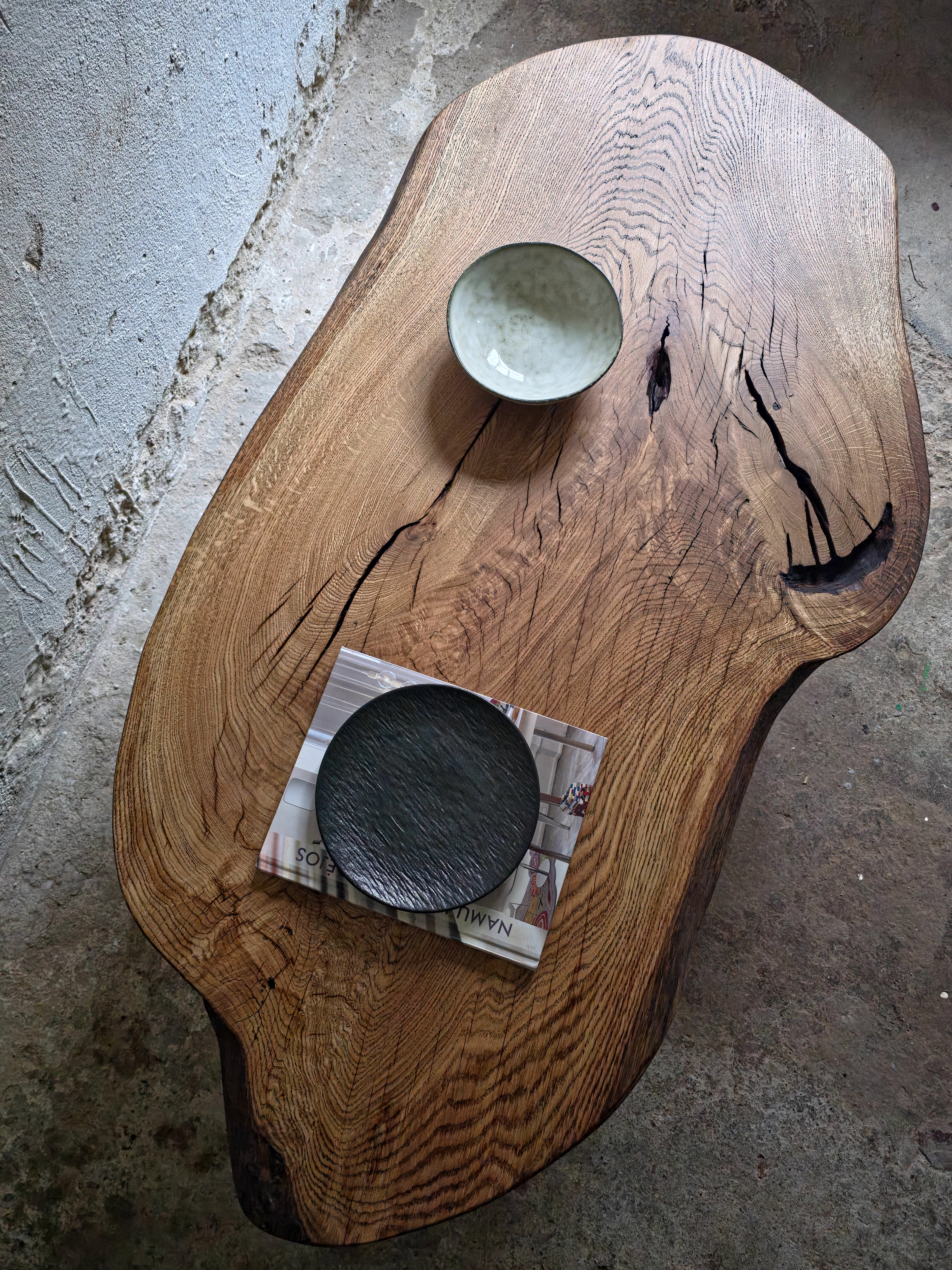 Wood Slab Coffee Table