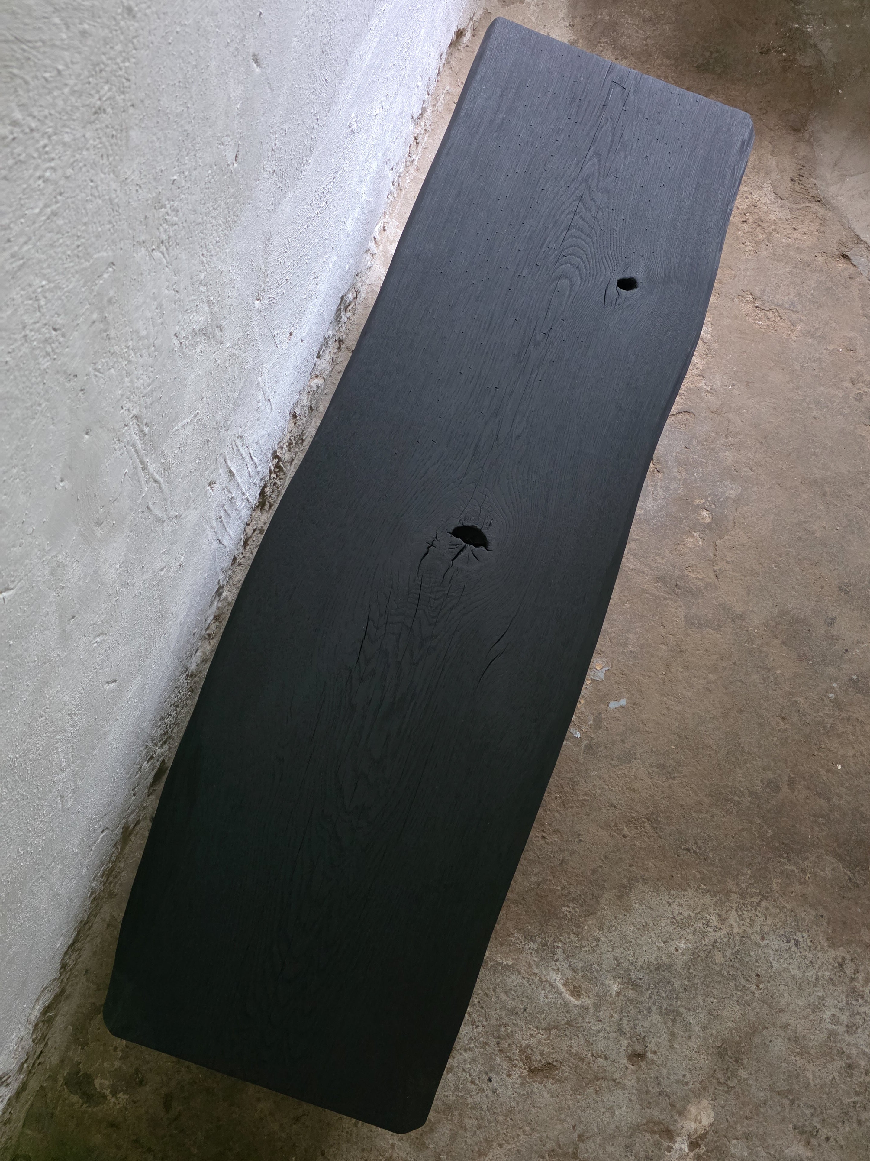 Burnt Wood Black Coffee Table