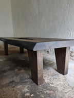 Live Edge Oak Slab Coffee Table
