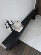Burnt Wood Console Table